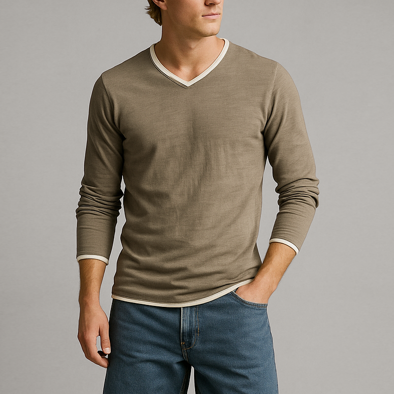 Kaido Long-Sleeve Cotton Shirt