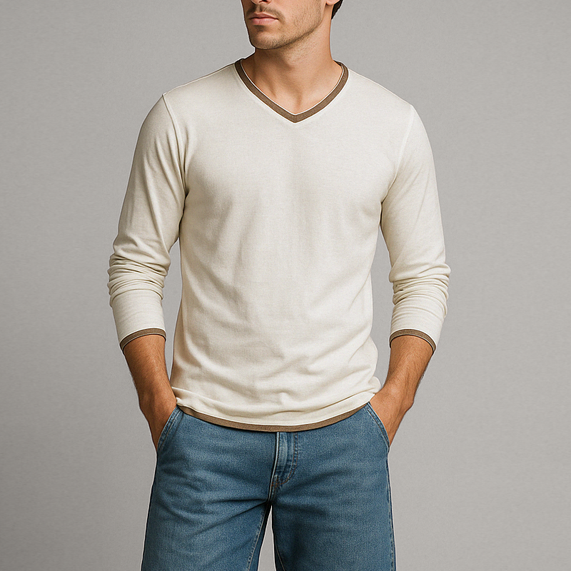 Kaido Long-Sleeve Cotton Shirt