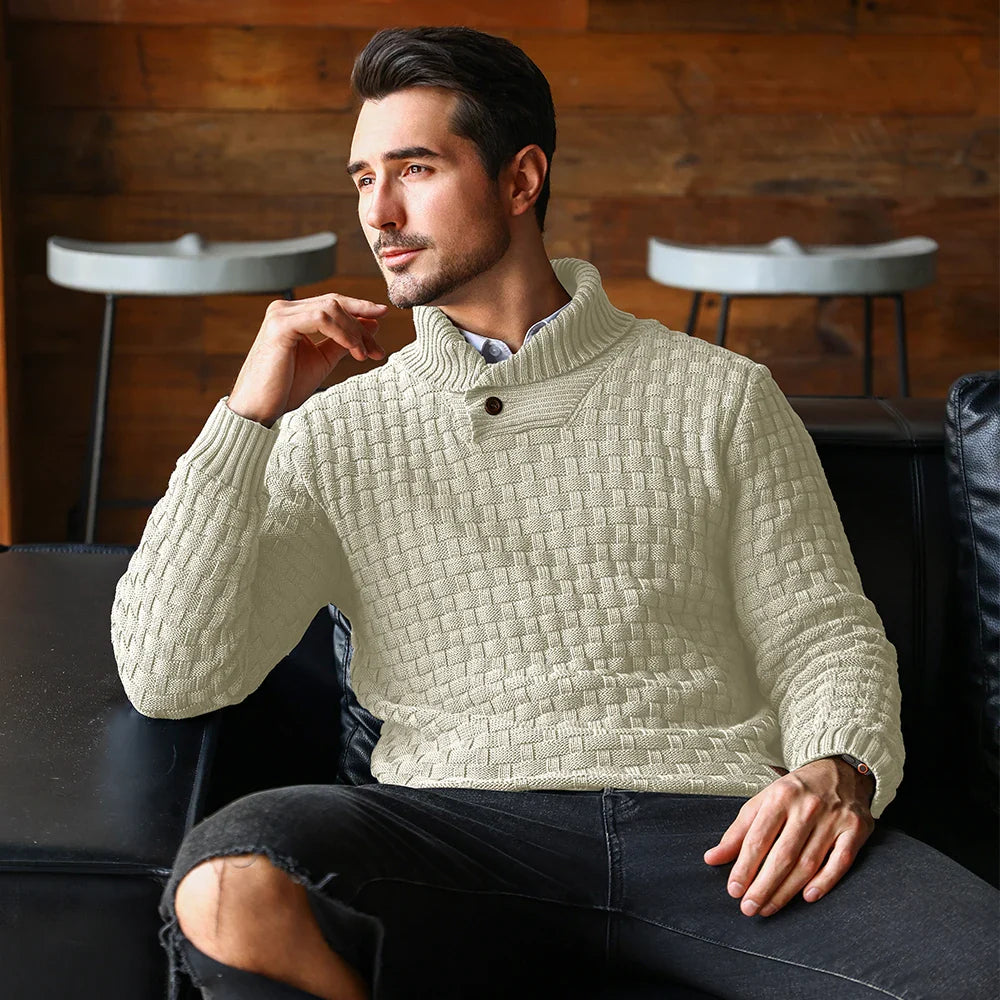 Harrison Waffle Knit Sweater