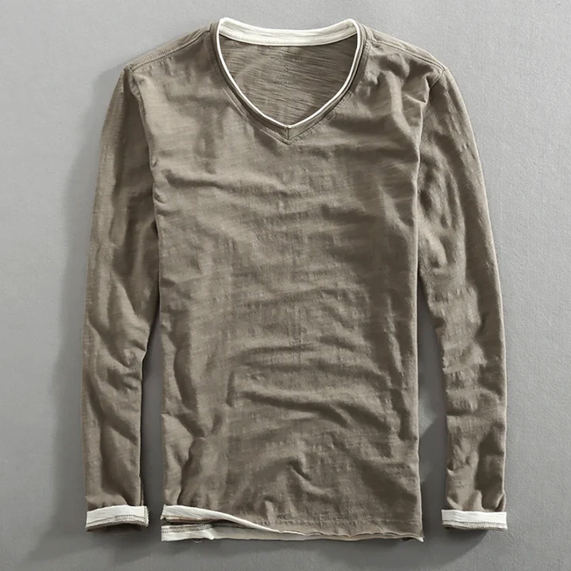 Kaido Long-Sleeve Cotton Shirt